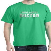 Cafepress - moja supruga je majica doktora - pamučna majica
