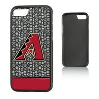 Arizona Diamondbacks iPhone logo Stripe Bump Case