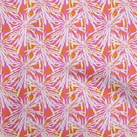 Onuone pamučne svilene tkanine od naranče Sažetak cvjetni obrtni projekti Dekor tkanina štampan dvorište