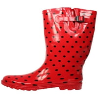 Vlastite košne čizme za kišu za žene vodootporna srednja klase gumene kišne cipele modne ispise vanjske kišne