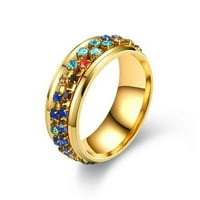Zircon prsten Spinner prsten modni poklon nakita za žene djevojke