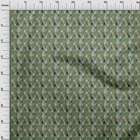 Onoone pamučne svilene masline zelene tkanine tropske prestajene zalihe ispisa šivaće tkanine sa dvorištem
