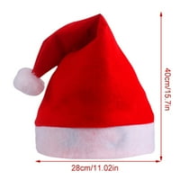 Phonesoap Božićni santa šešir za odrasle klasik Crveni božićni odmor Hat Party E