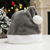 Božićni šešir, Santa šešir, Xmas Holiday Hat za unise odrasli, ekstra zgušnjavajući klasično krzno za