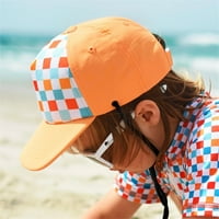 Jedno otvaranje Djevojke dječake Sun Hat Široka dimenzija UV zaštita Brza suha ljetna kapa za svakodnevnu