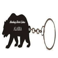 Harding-breza jezera Aljaska suvenir Metalni medvjedi