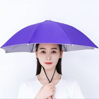 Kišobrana preklopna vjetra otporna na vjetrove bez rukava na otvorenom zaštitni štitnik kišobran kapu