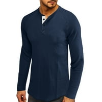 Entyinea polo T majice za muškarce dugih rukava T-majice Slim Fit Stretch Golf majica casual osnovni