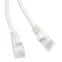 Cat5e bijeli Ethernet patch kabel, bezobziran oblikovani čizmu, stopalo
