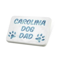 Porcelein Pin Pas & Cat Dad Carolina Badge - Neonblond