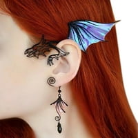 Heroneo Multi Tip Leptir Zmaj Oblik krila ELF uši manžetna Slatki omotači uho nije probijen