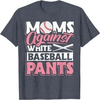 Drvo bijele pantalone za bejzbol Funny Baseball Player majica