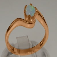 Britanci napravio 9k ružičasti zlatni prsten prirodne prirodne Opal ženske zaručničke prstene - Opcije