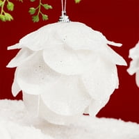 dianhelloya set božićni stil viseći dekor ukrasni polistiren stiropor sjaj prekrasan viseći kuglični