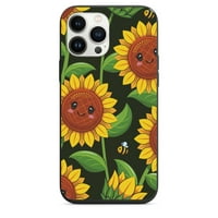 Sjeverniji kofer za dizajn suncokreta i pčela za iPhone Pro 14PRO MA PRO MA Case iPhone Mini XS MA XR