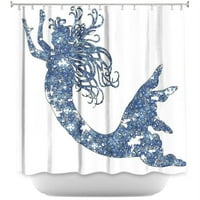 Zavjese za tuširanje - Dianoche dizajni - sirena plava