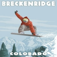 Breckenridge, Kolorado, Snowboarder skače