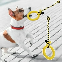 Čvrsta igračka za pse - čišćenje zuba, otporno na suzanje, udoban, kreativan interaktivni trening, gumena
