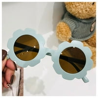 Modna dječja sunčana naočala protiv sjajnih ogledala ultralight sunneri za dječake i djevojke bebu plavo-uokvirene