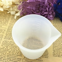 Šalica kafe bistra velika mjerna čaša silikonska silika za ljepilo DIY alat Nakit čine praktični dobri zahvat vakuumski čaša