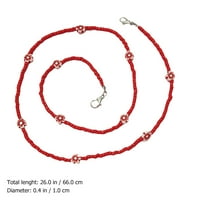 Perle maske lančane perle ogrlica za zaštitu viseća viseća vrata oko vrata