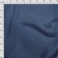 Onuone pamučna svilena tkanina grčka tipka Geometrijska dekorska tkanina otisnuta BTY Wide
