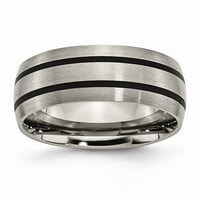 Mia Diamonds Titanium emajlirani satenski vjenčani zaručnički prsten veličine - 11