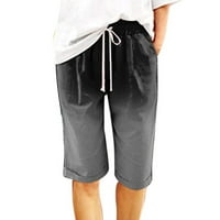 Simplmasygeni ženske casual kratke hlače Plus veličina gradijent boje modni labavi kratke hlače Elastični