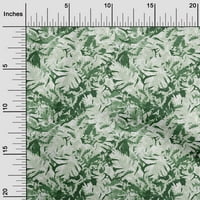 Onuone baršunaste zelene tkanine apstraktne šivanje zanata za šivanje tkanine otisci na dvorištu široko