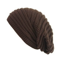 Uocefik Soft Beanie za žene Zimski kabel pletit Beanie Slatko toplo hladno vrijeme Slouchy Women Hat