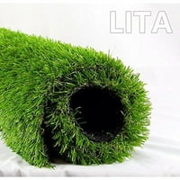 4FTX7FT Umjetna trava lažna sintetička debela travnjak PET Turf savršen za unutarnji pejzaž na otvorenom,