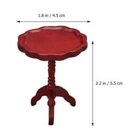 Etereauty Mini kafe stol mini stolni model Mini drveni stolini mini drveni namještaj