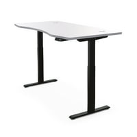 HI EZ Električna visina Podesivi stojeći stolni stol sa ergonomskim konturiranim tablicom i dvostrukim