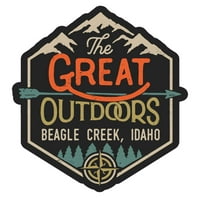 Beagle Creek Idaho Veliki magnet za frižider na otvorenom