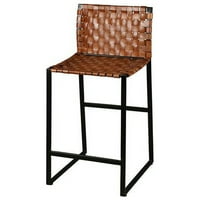 Porter dizajnira verakruz košarnicu-tkani brojač trpezarijski stolica - smeđa