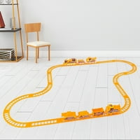Jaspee Play igračka Vlak Plastični dodaci za staze sasjačeni željeznički automobil SI šine plave trajne