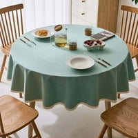 Vodootporni okrugli stol tkanina čvrsto otporna na prosipanje metaka meka i debela trpezarijska stola