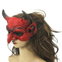 Gwiyeopda Halloween Headgear Crveni zli realistični demon zastrašujući fantastični prerušiti se za karnevalsku
