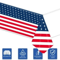 Nova zastava stola za neovisnost Patriotski patuljak Kamion uzorak stola Tkanina za ukrašavanje tablice