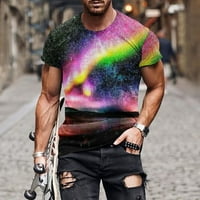 Ersazi Clearsance Dječaci Drešene majice Nova moda Muška majica 3D Neoblaženi nebeska zraka T-majica