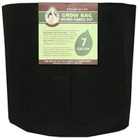Gro Pro Premium okrugla tkanina Pot galon, crna