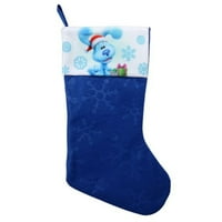 Plavi s tragovima Kids se osjećao reljefne božićne čarape