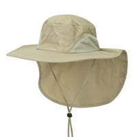 Podplug šešir unise širok šešir za sunčanje s poklopcem za vrat za ribolov na otvorenom