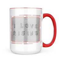 Neonblond I Love Rising Fraur Kuhinjski poklon za ljubitelje čaja za kavu