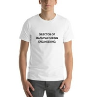 2xl Direktor proizvodnje inženjerstva podebljana majica s kratkim rukavima pamučna majica po nedefiniranim