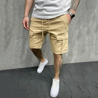 Sayhi ljetne kratke hlače Kantale za crtanje Čvrsti muški kratke hlače pant pant tanki džep teret casual