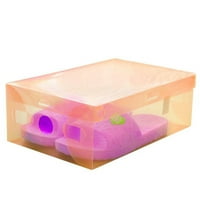 Csengfiy multifunkcionalna plastična kutija za plastiku u boji, bistri sklopivi kutije za skladištenje