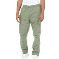 Fanxing Clearens ponude muške multi-džepne hlače na otvorenom teretom jogger pantske labave elastične