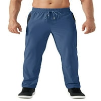 Muške vanjske pantalone na otvorenom Elastične strugove casual pantalone Royal Blue 30