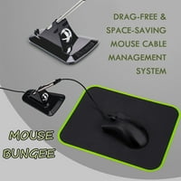 Mouse bungee menadžment protiv klizanja i uštede prostora za uštedu miša Prevlačenje mišem Prevlake